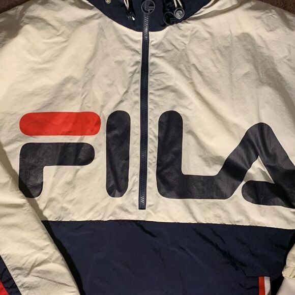 NWT Men’s Fila USA Riker Puffer Jacket Logo - Picture 2 of 5